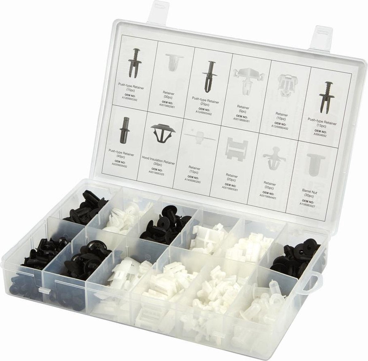 HBM 270 Delige Assortiment Bekleding Clips Voor Mercedes Benz