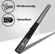 Oplaadbare Lange Elektrische Aansteker  - Duurzame Plasma Aansteker – Luxe Aansteker - Inclusief Cadeauverpakking - BBQ – Kaarsen - Zwart