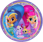 AMSCAN - 8 kartonnen bordjes Shimmer + Shine - Decoratie > Borden
