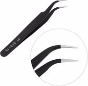 Dermarolling Black Vetus Tweezer - Wimperpincet ESD #15