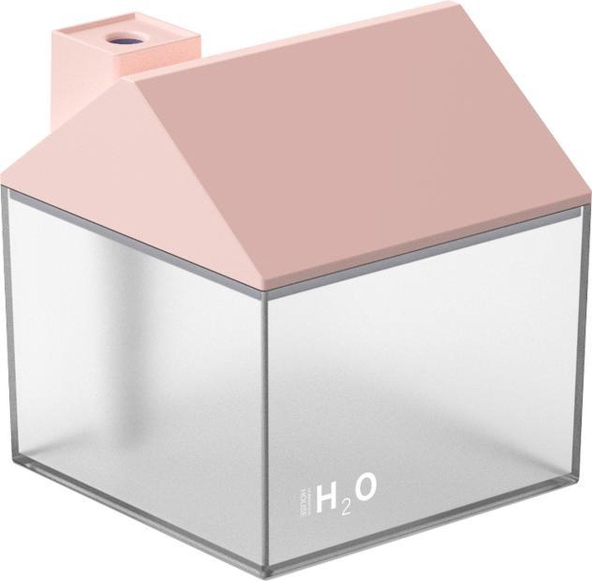 Vastu® mini Huis Design Humidifier - Luchtbevochtiger - Vernevelaar - Diffuser - Draadloos - Woonaccessoires - Inclusief extra Accessoires Led Leeslamp & Ventilator