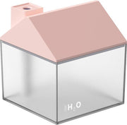 Vastu® mini Huis Design Humidifier - Luchtbevochtiger - Vernevelaar - Diffuser - Draadloos - Woonaccessoires - Inclusief extra Accessoires Led Leeslamp & Ventilator