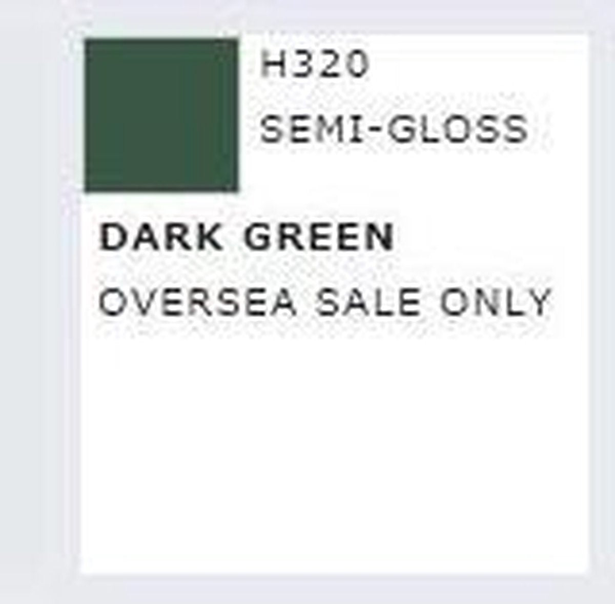 Mrhobby - Aqueous Hob. Col. 10 Ml Dark Green (Mrh-h-320) - modelbouwsets