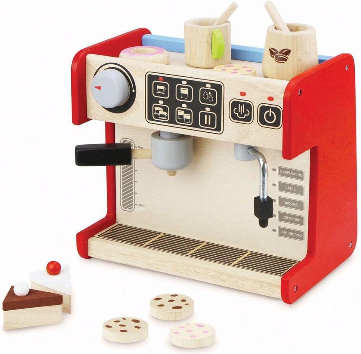 Wonderworld Koffiebar alles-in-1 26x19x24 cm HOUT192491