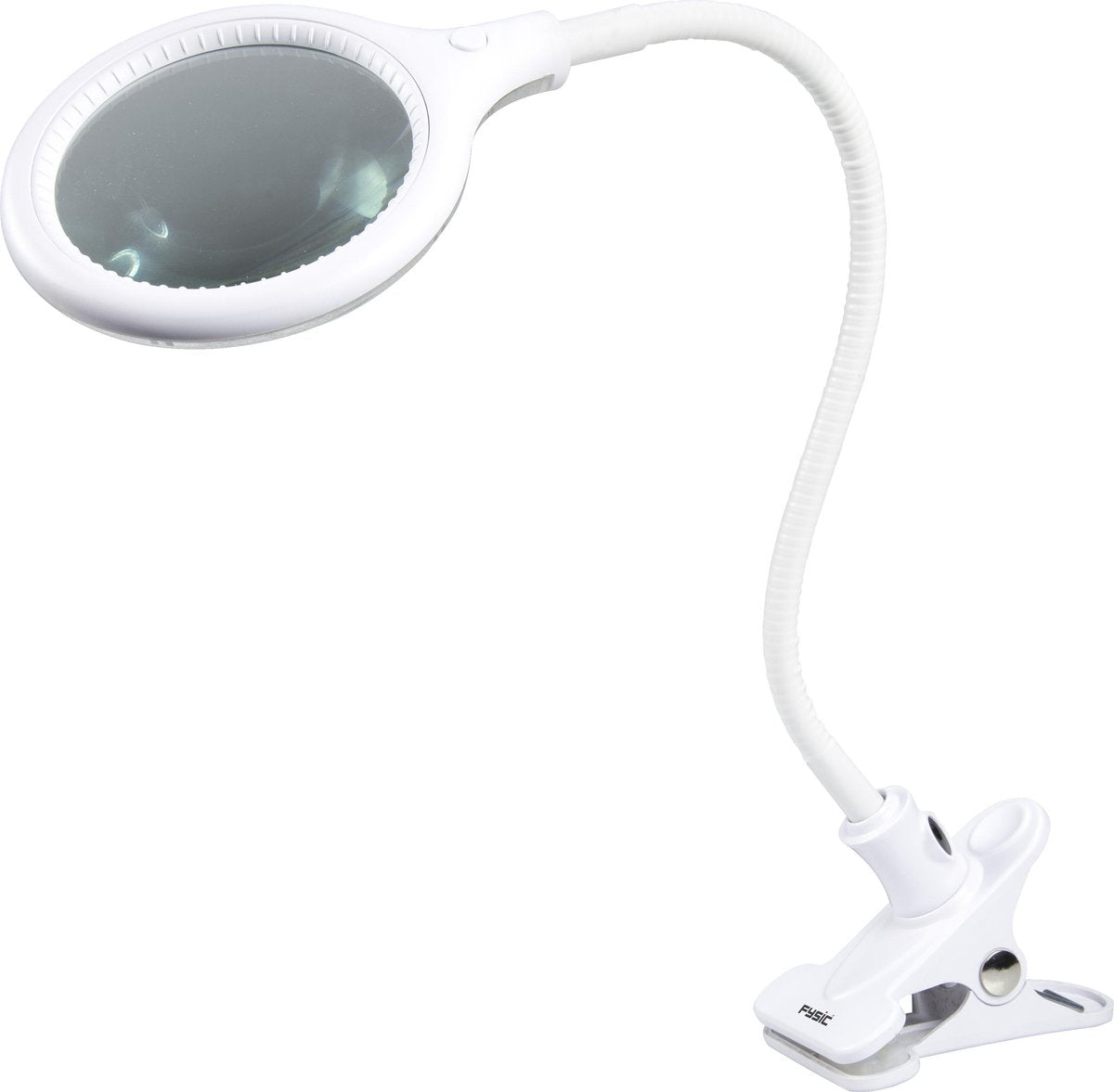 Fysic FL20 LED Loeplamp met tafelklem - Energie zuinige LED verlichting - Zwanehals - Wit