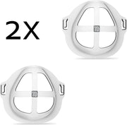2x Innermask - Mondmaskerhouder - Mondkapje ondersteuning - Herbruikbaar - Gezichtsmasker - Airframe - mondmasker beugel - mondkapje silicone