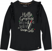 Quapi Meisjes Shirt - Blauw - Maat 86/92