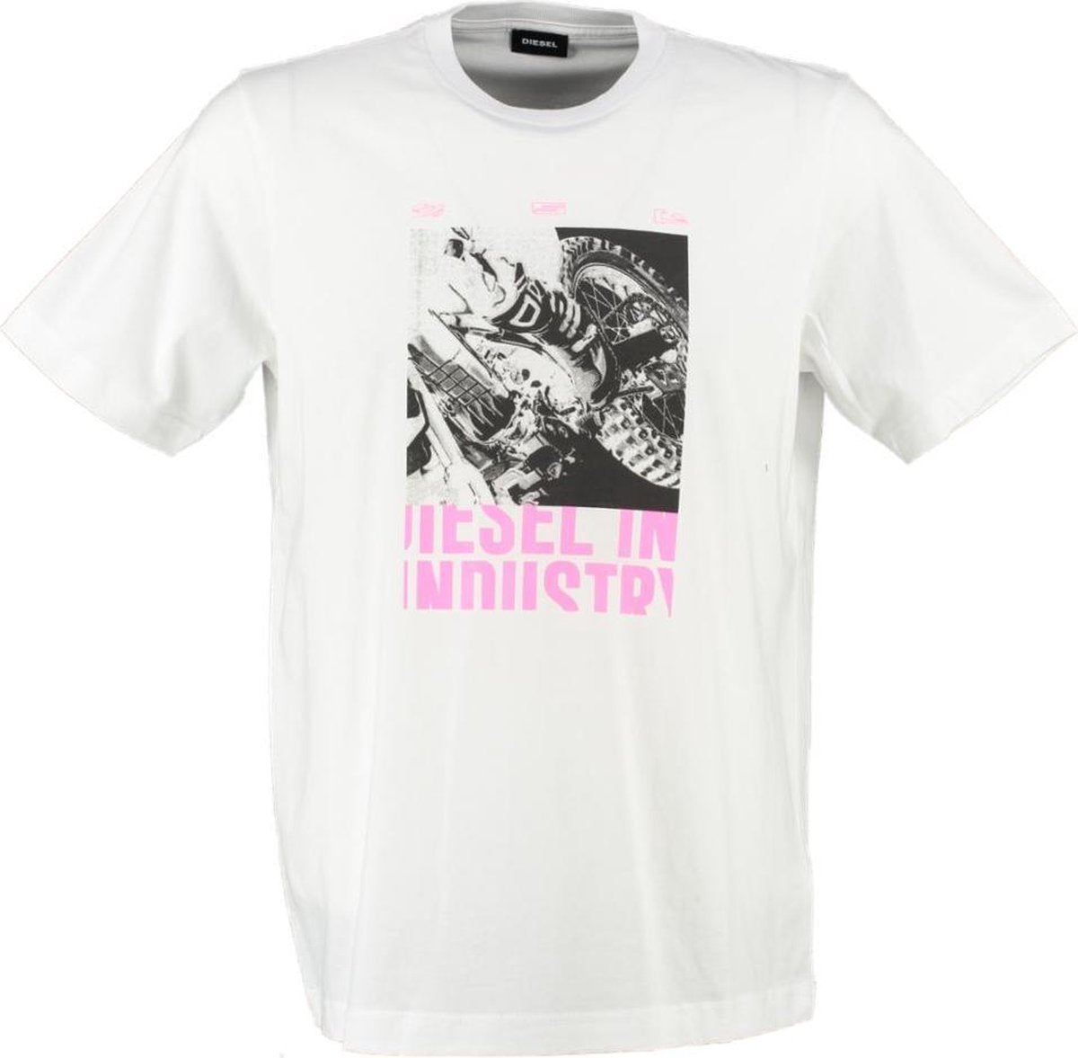 Diesel wit t-shirt - valt ruim - Maat L
