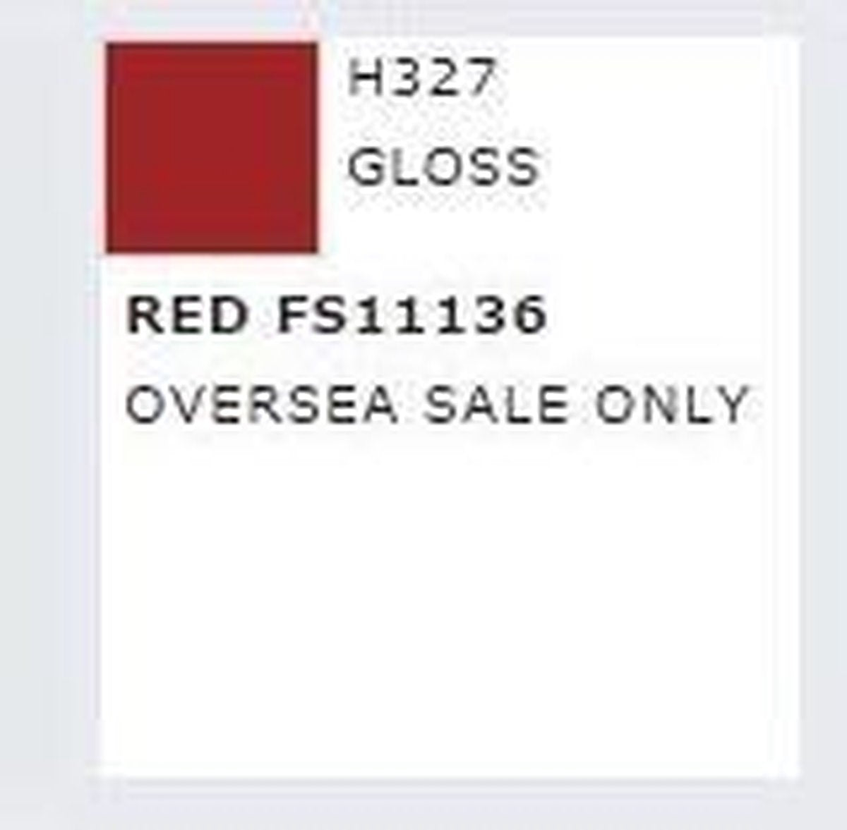 Mrhobby - Aqueous Hob. Col. 10 Ml Red Fs 11136 (Mrh-h-327) - modelbouwsets