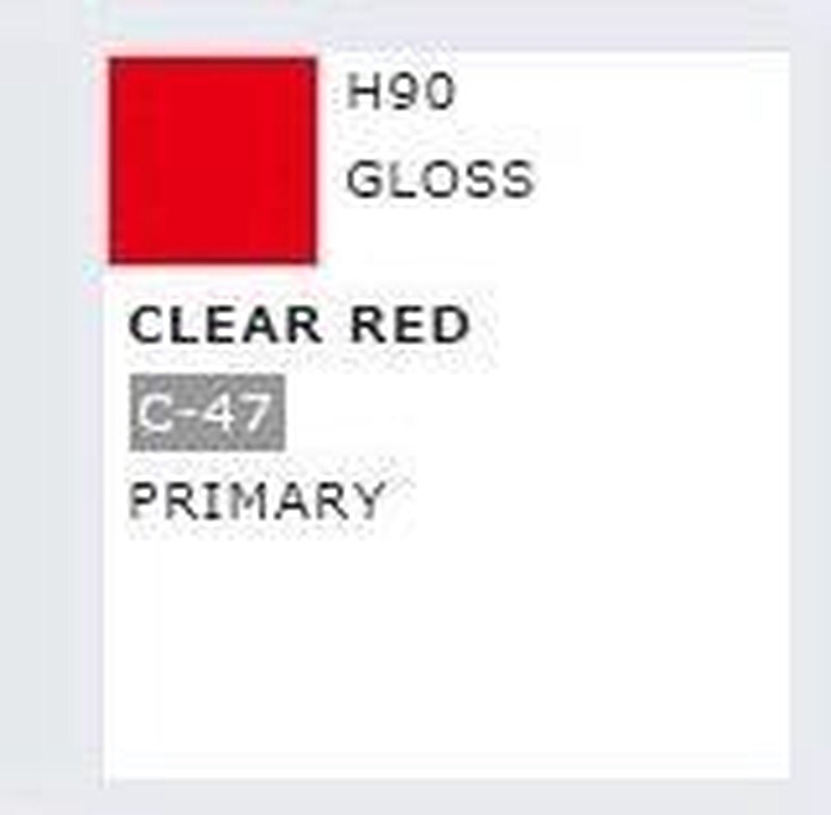 Mrhobby - Aqueous Hob. Col. 10 Ml Clear Red (Mrh-h-090)