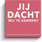 Tactic Kaartspel Jij Dacht Mij Te Kennen? Karton Roze 200-delig