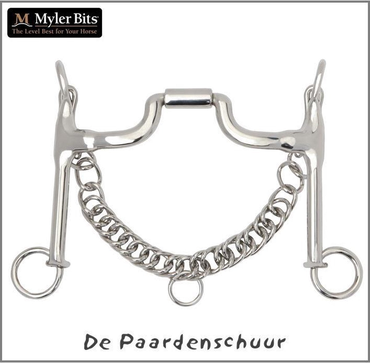 Myler Weymouth dressuurstang MB43LP 13.5cm