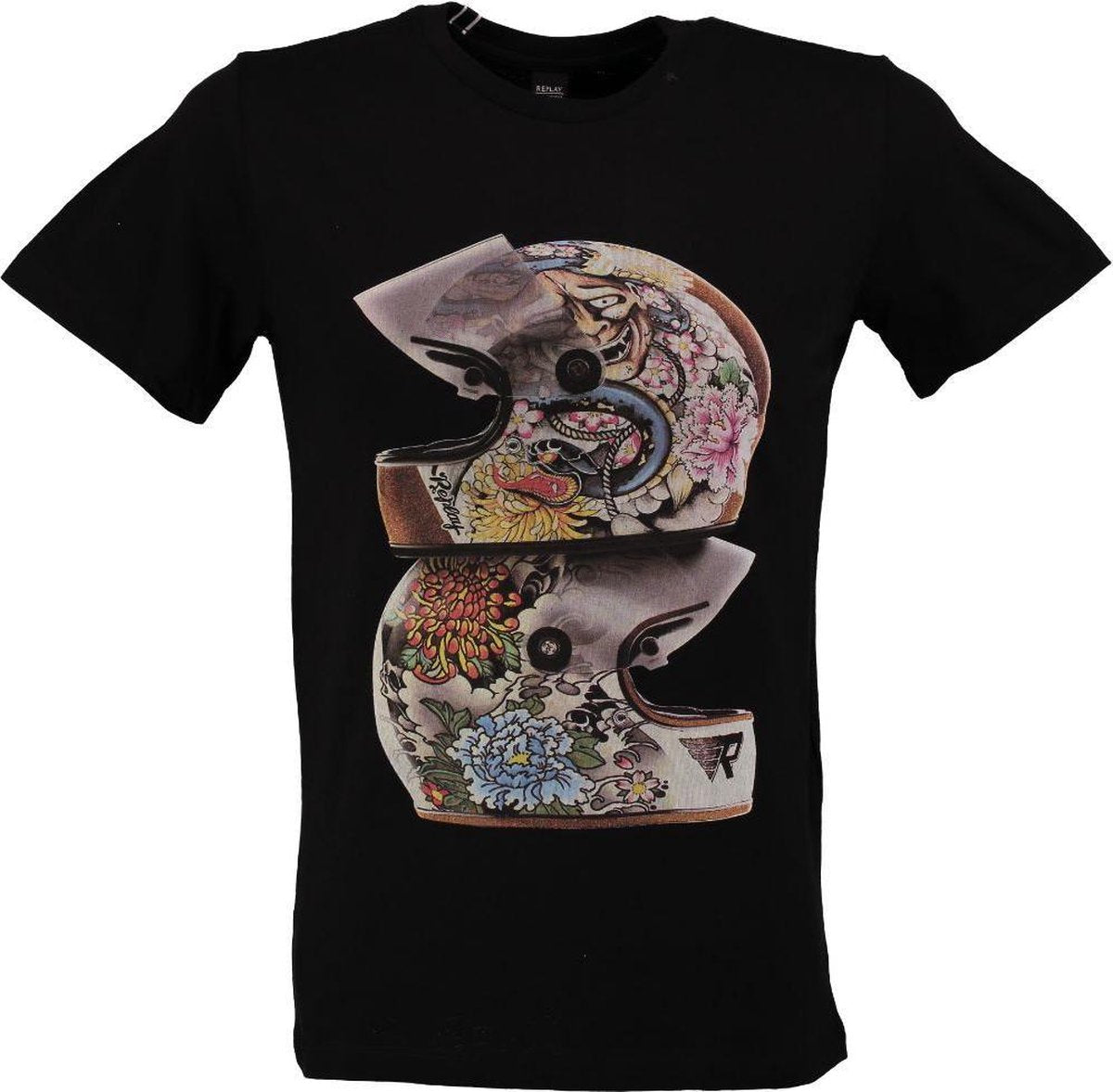 Replay zwart t-shirt - Maat  L