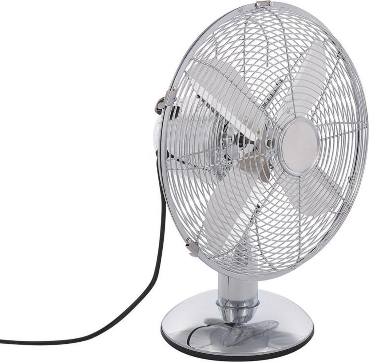 Beliani WENSUM - Tafelventilator - zilver - metaal