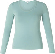 YEST Yamara T-shirt - Faded Turquoise - maat 36