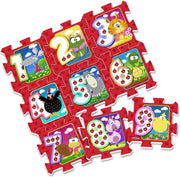 Stamp Vloerpuzzel Animals Junior 88 Cm Rood 9-delig
