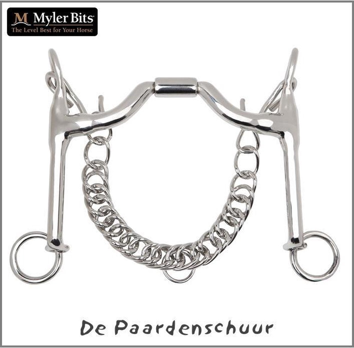 Myler Weymouth dressuurstang MB33 13.5cm