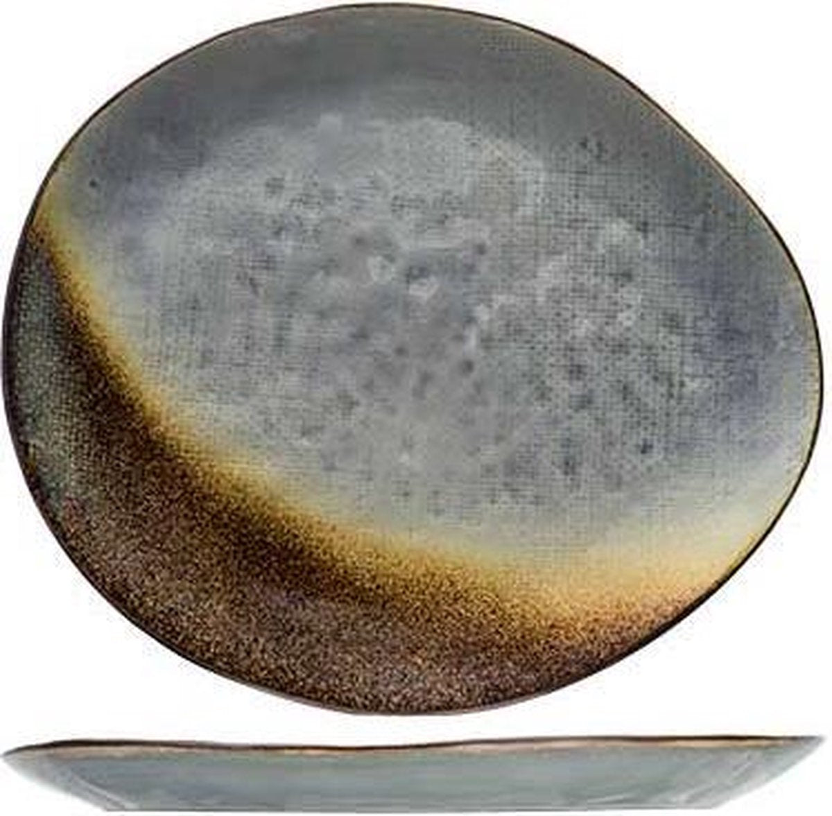 Thirza Grey Plat Bord 32
