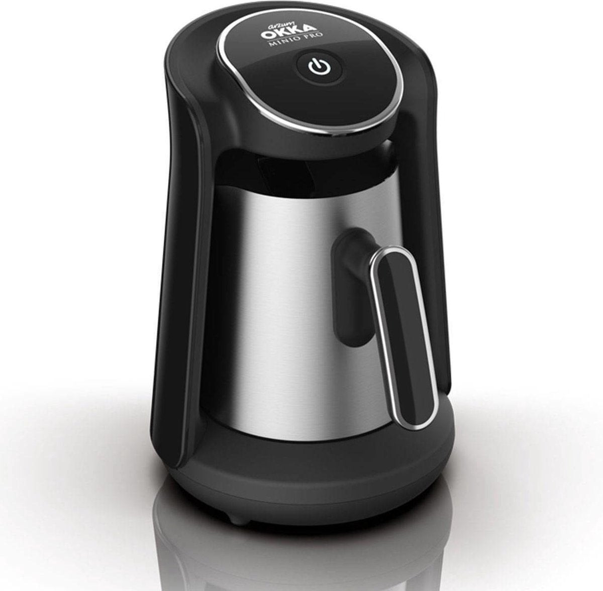Arzum OKKA Minio PRO - Stalen Koffiepot OK0010-K Silver | Turkse Koffiemachine | 4 kopjes | Turkish Coffee Maker | Steel Coffee Pot