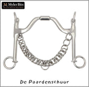 Myler Weymouth dressuurstang MB16PB 13.5cm