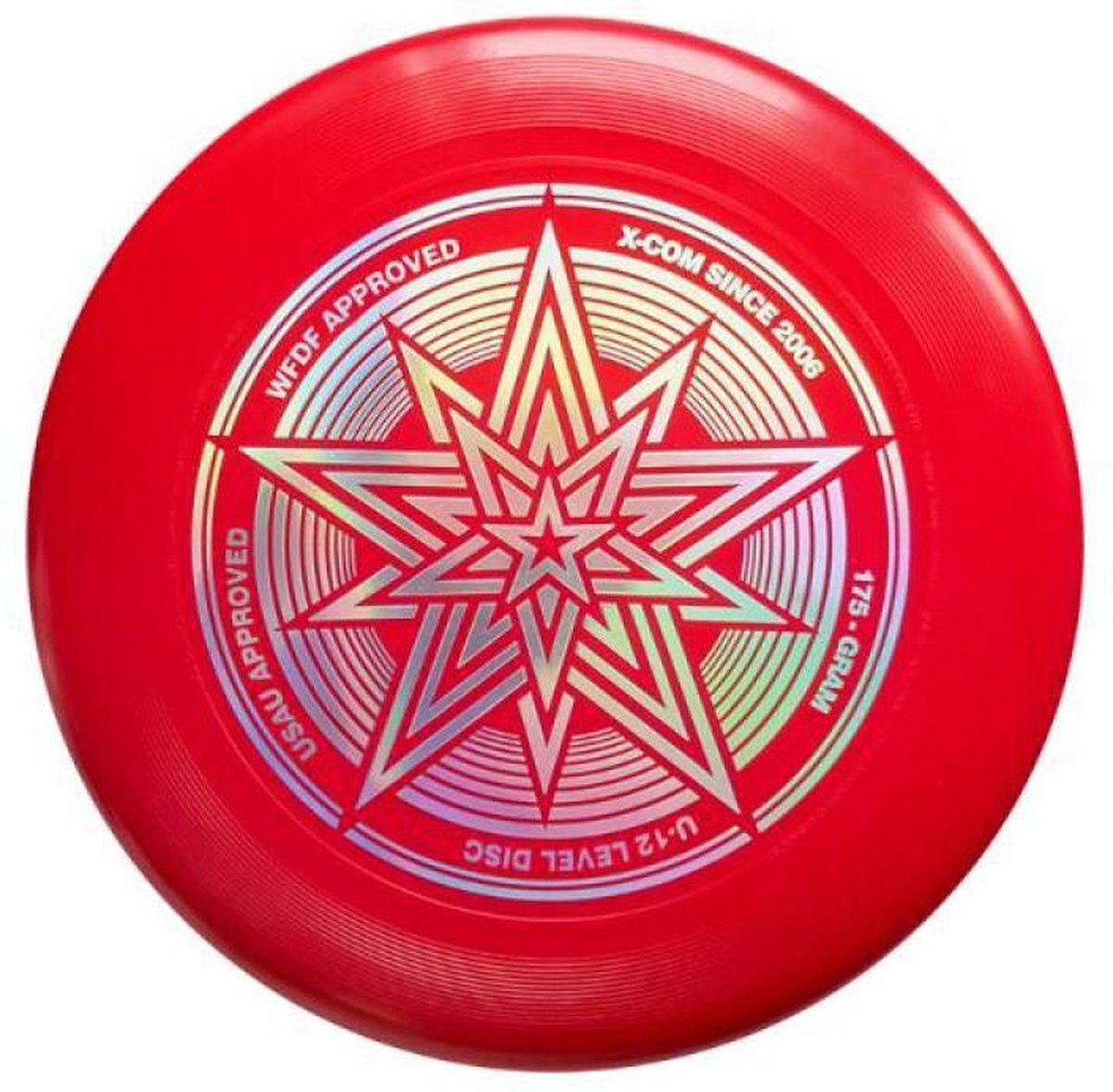 X-COM Ultimate Star Frisbee - 175 gram - Rood