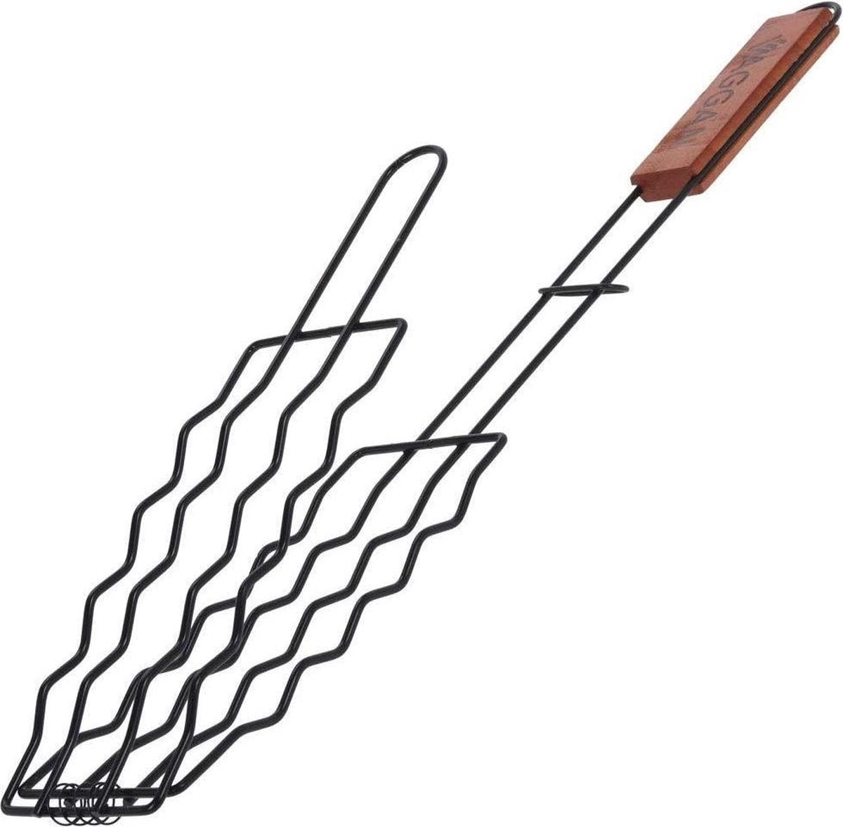 Vaggan Grillrooster Zilver Staal Barbecue 17 X 9 Cm