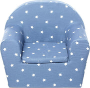 Peuterstoeltje-Kinderfauteuil Twinkle Denim