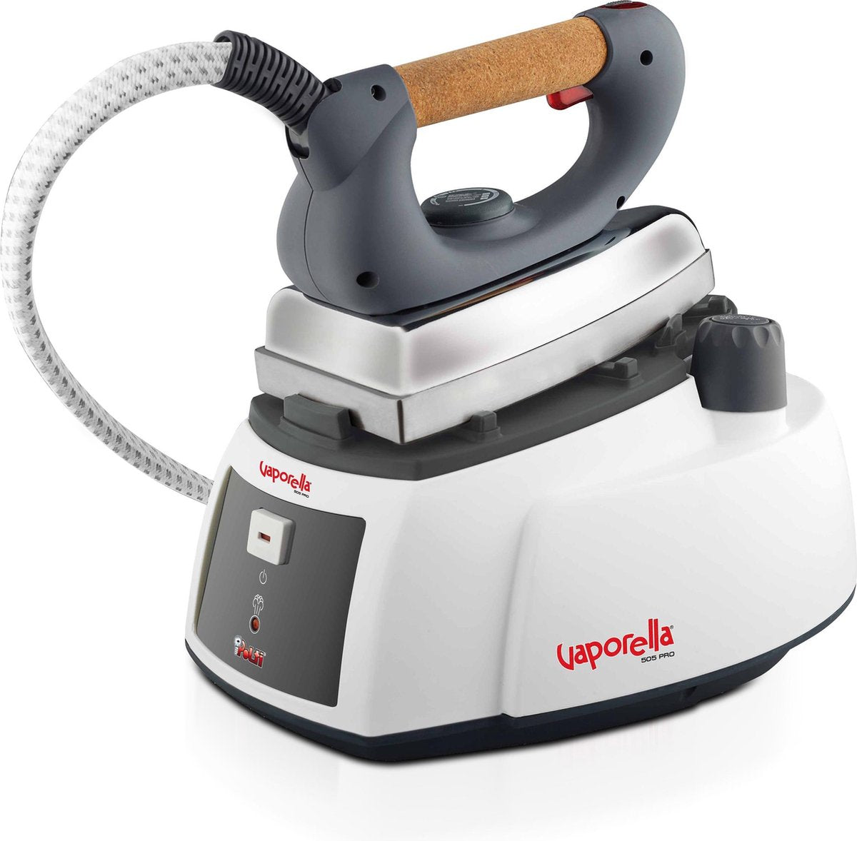 Polti Vaporella 505_PRO 750W 0.9l Aluminium zoolplaat Wit