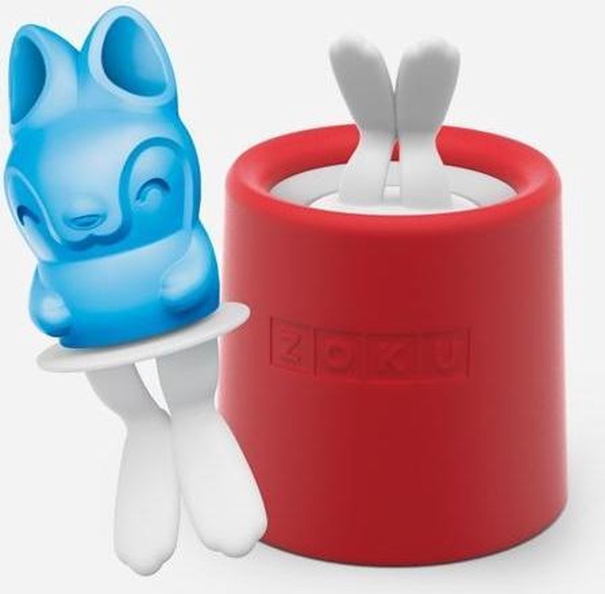 Zoku - IJsjesmaker - IJslollie maker - IJsvormpje - Maak Je Eigen IJsje - Konijn - 1 stuk