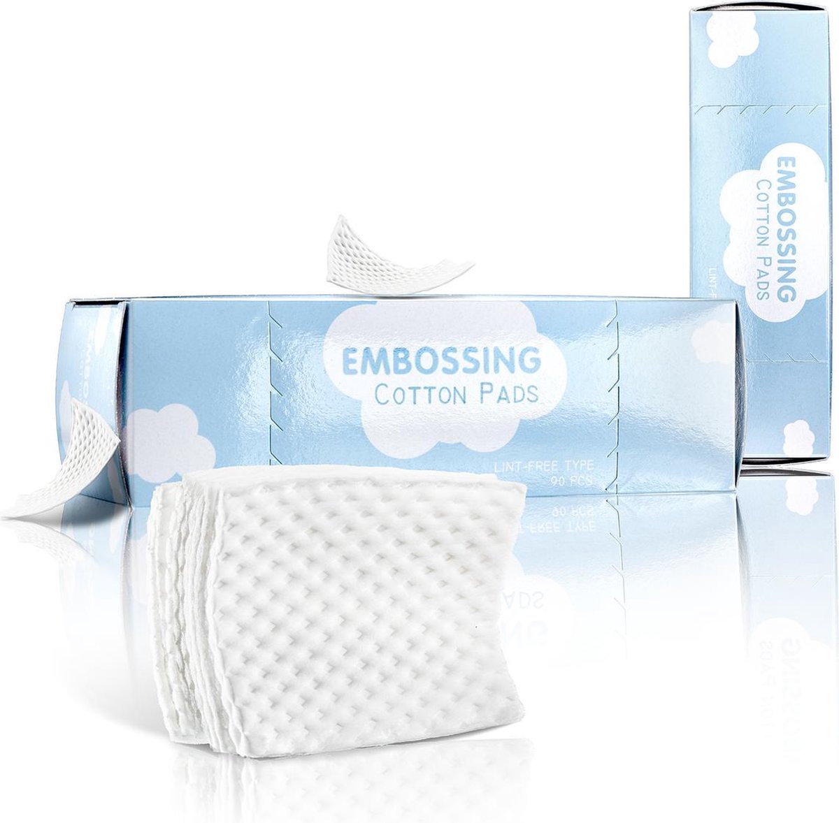 Nail Wipes celstof deppers watjes katoen lint free pluisvrij pads nagel doekjes 5 dozen 450 wipes