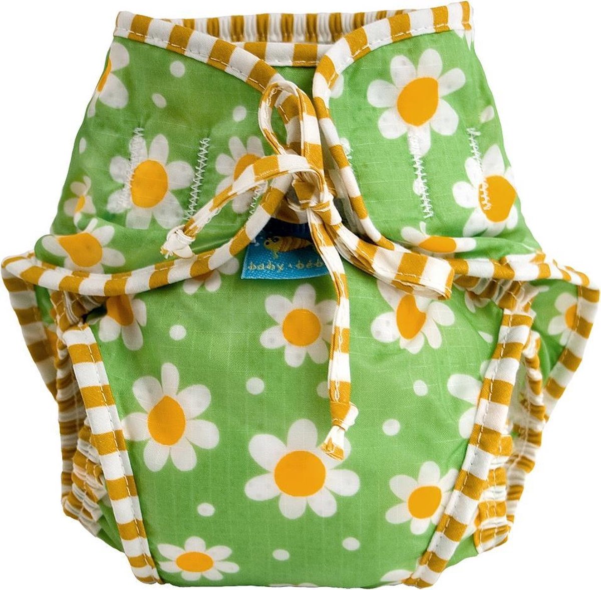 Kushies - luier -  wasbare zwemluier - zwembroekje - maat 3+ - 6/11 kg - Groen - Margriet