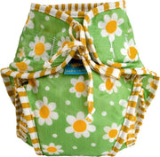 Kushies - luier -  wasbare zwemluier - zwembroekje - maat 3+ - 6/11 kg - Groen - Margriet