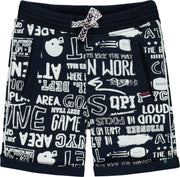 Quapi Mini Sweatshortje Roas - Navy/Wit - Maat 62