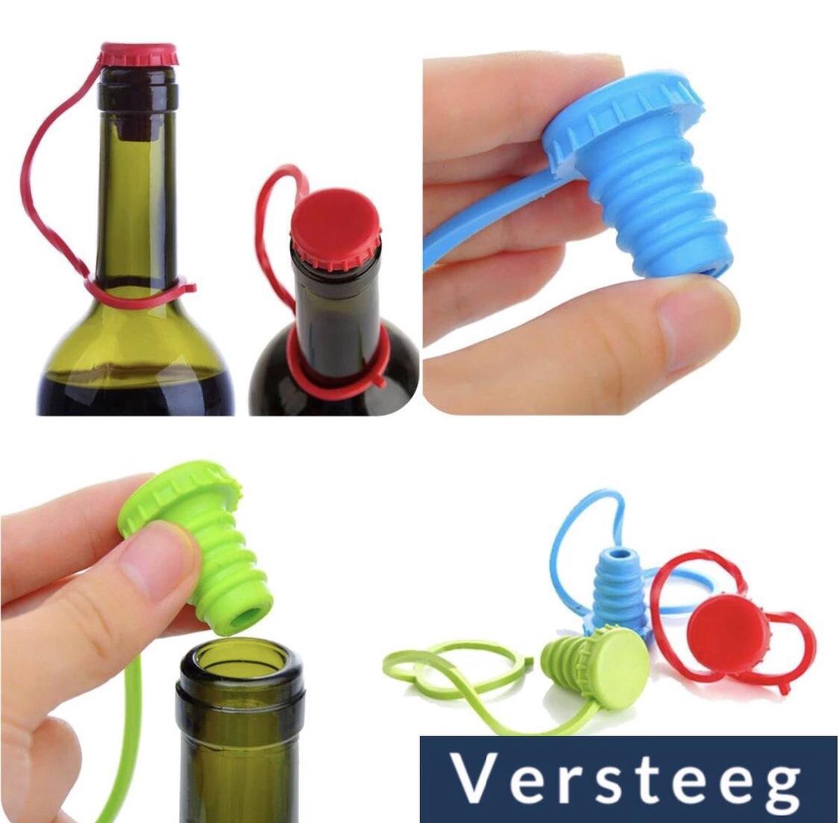 Party dop van Versteeg® - universele dop - drinkfles dop - flessendop - bierdop - flesdop