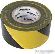Afzetlint geel/zwart 70 mm x 500 m