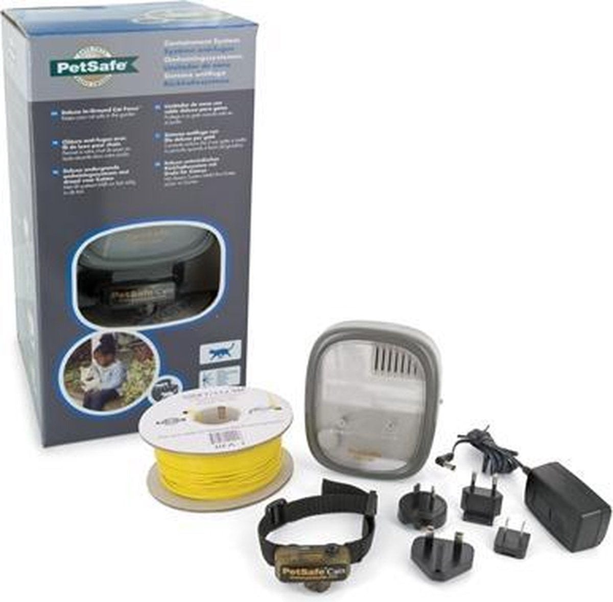 Petsafe catfence omheining met halsband 4 niveaus - pcf-1000-20 - 1 stuks