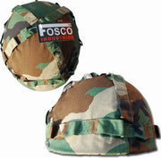 Fosco kinder helm deluxe woodland camo