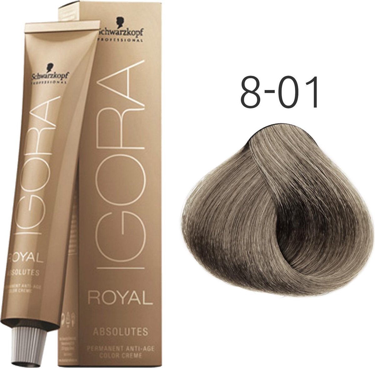 Schwarzkopf - Igora - Royal - Absolutes - 8-01 - 60 ml