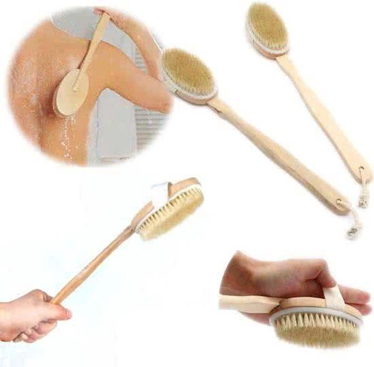Lichaamborstel voor onder de douche