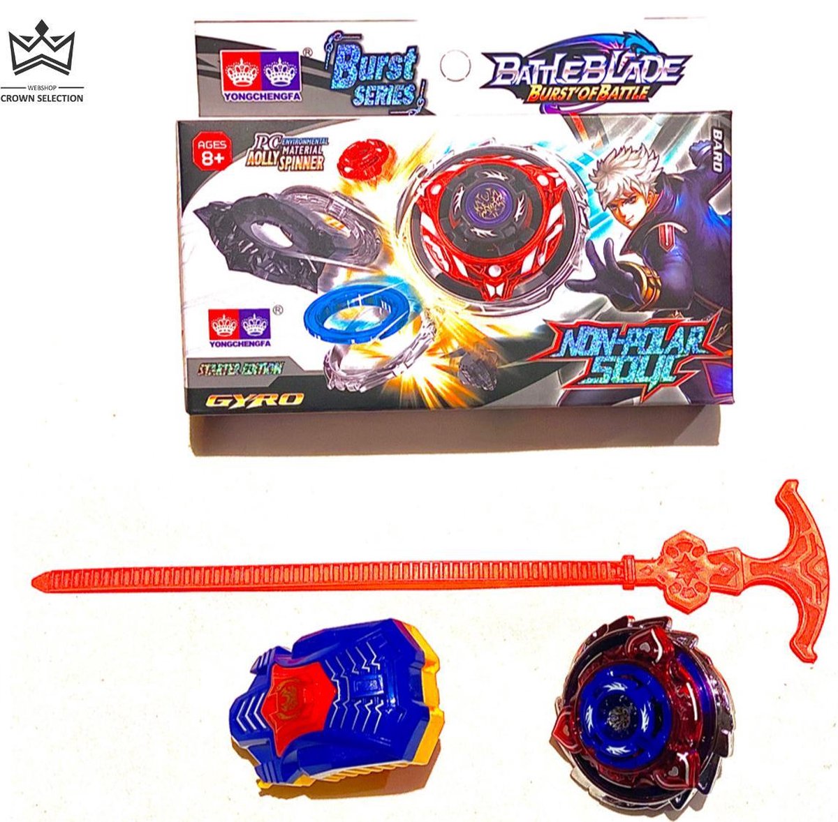 Voor Beyblade - Voor beyblade burst - Tol - met doos inclusief launcher en starterspin - grijze verpakking - - kinder spel - speelgoed - cadeau