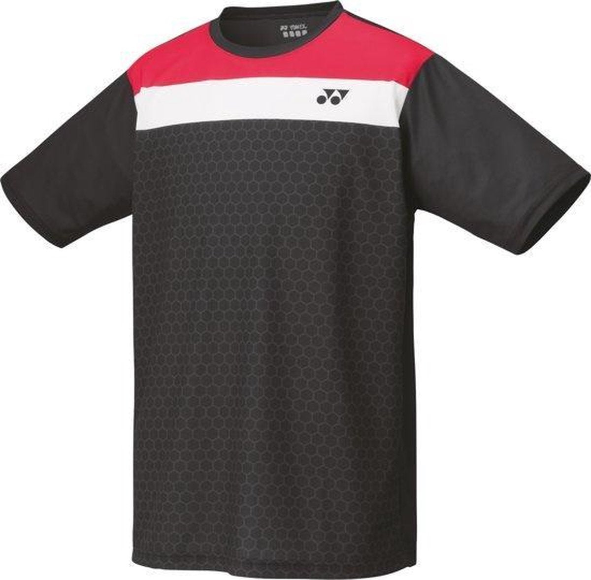 Yonex Tennisshirt Tournament Style Zwart Heren Maat Xs