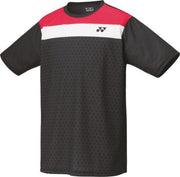 Yonex Tennisshirt Tournament Style Zwart Heren Maat Xs