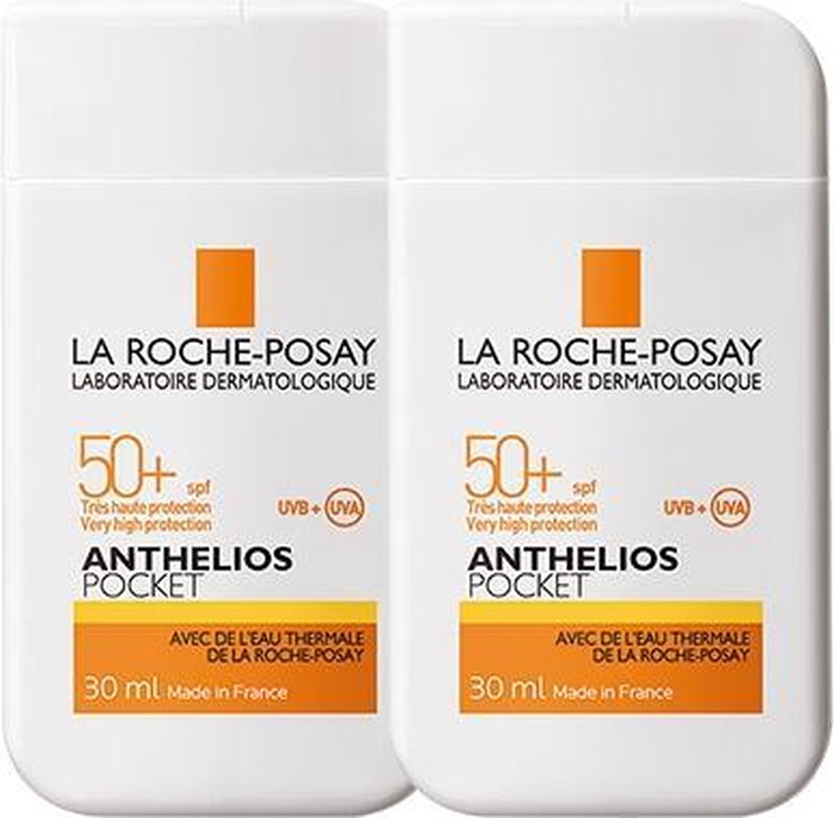 La Roche-Posay Anthelios Zonnebrand Melk Pocketsize SPF50+ - 2x30ml