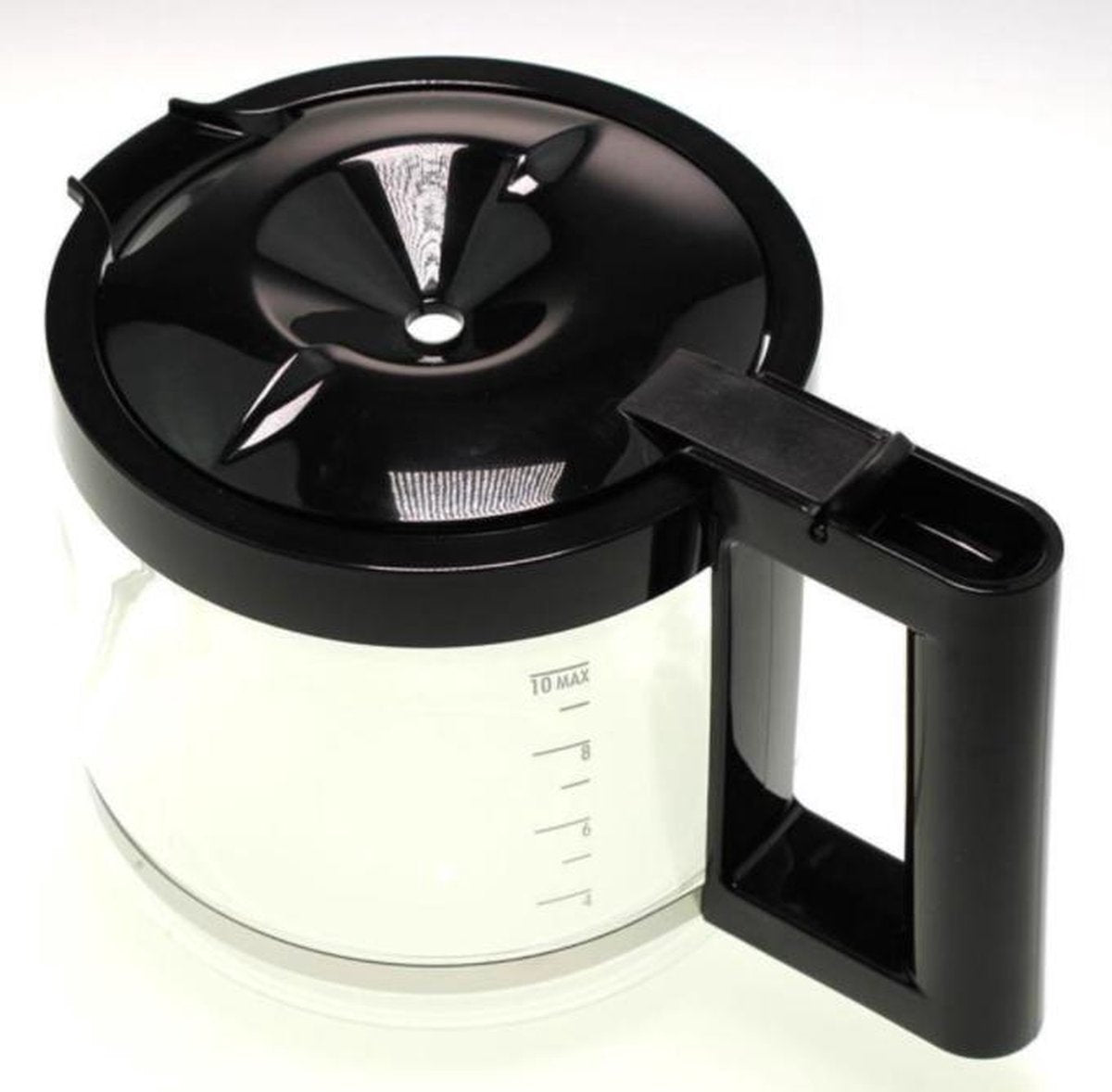Delonghi koffiekan zwart - 10 kops - koffiekan compleet met deksel koffiezetapparaat BCO410