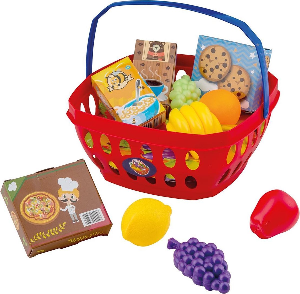 Happy People Winkelmandje Met Fruit En Doosjes 11-delig