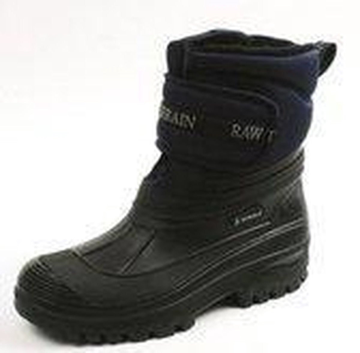 Gevoerde Laars Zwart/Blauw | Spirale - 9907 | Snowboots kinderen| Maat 27