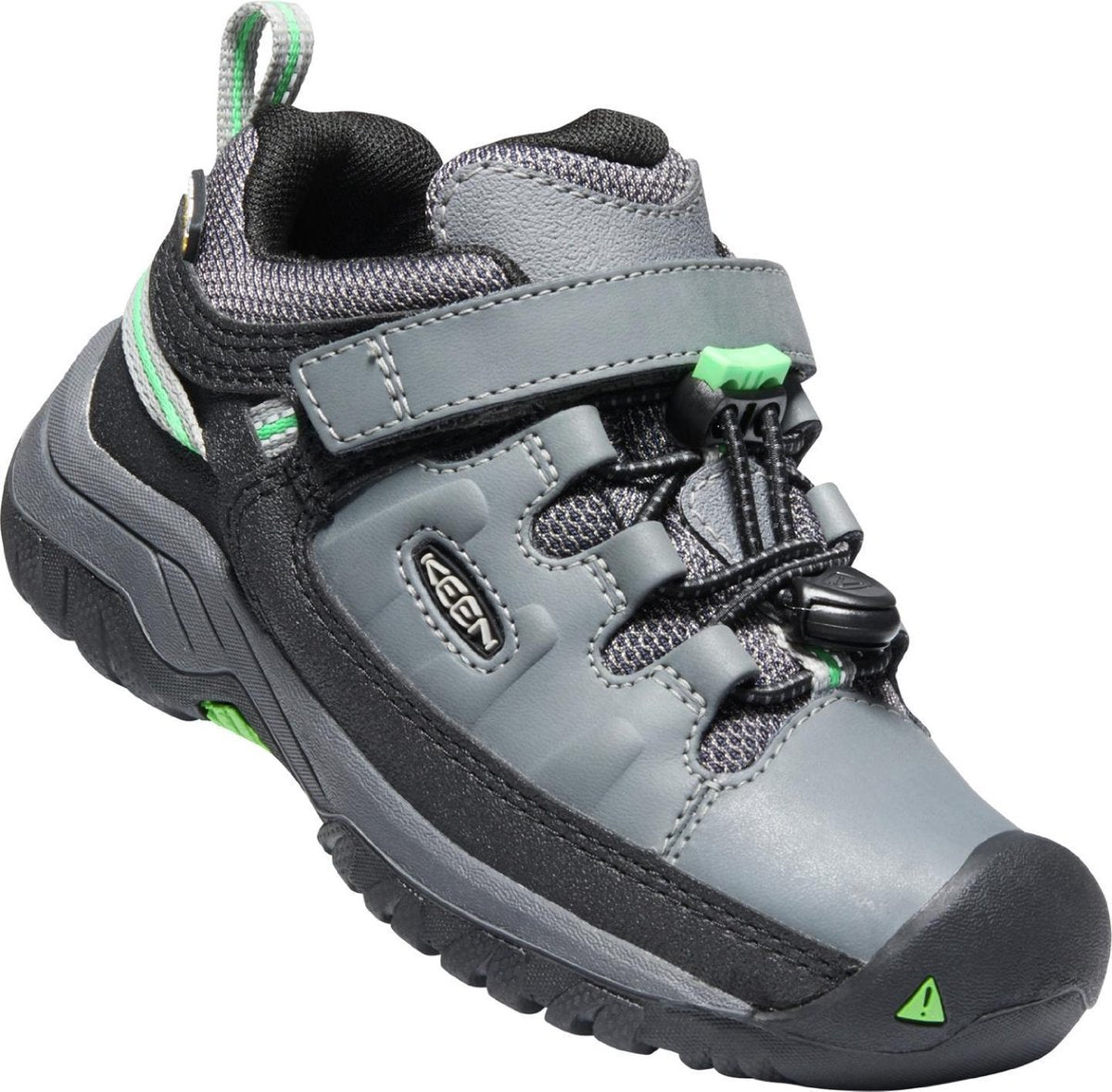 KEEN Targhee Low Wp Steel Grey/Irish Green Wandelschoenen Kids - Maat 12