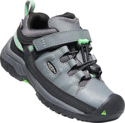 KEEN Targhee Low Wp Steel Grey/Irish Green Wandelschoenen Kids - Maat 12