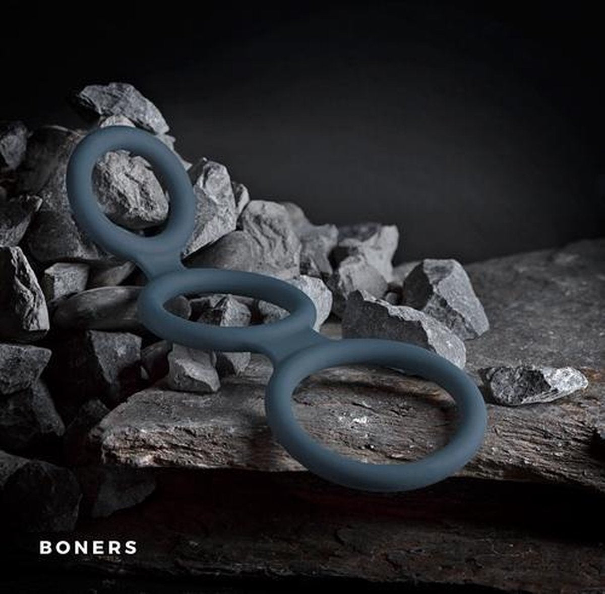 Triple Ring - Grijs - Sextoys - Cockringen - Toys voor heren - Penisring