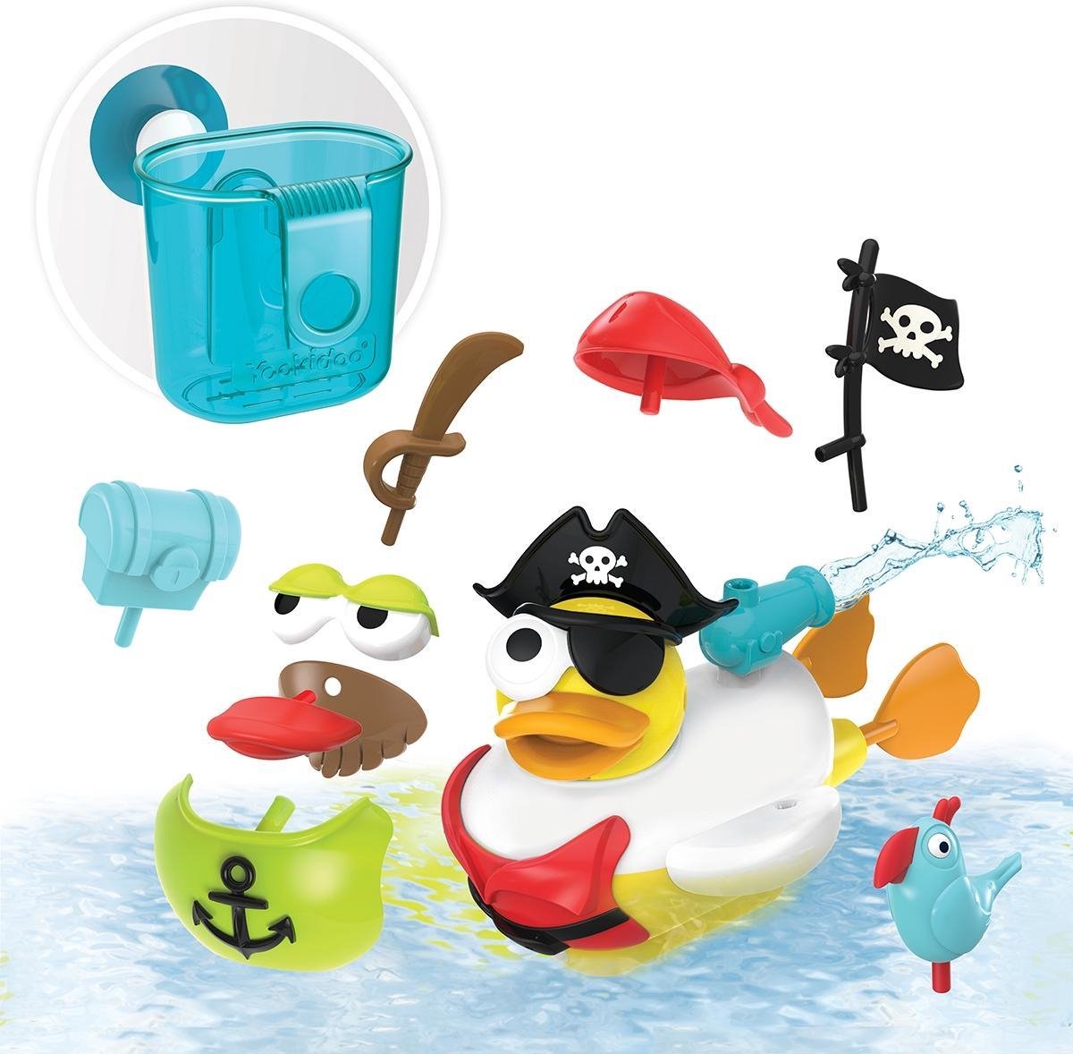 Yookidoo Badspeelgoed - One Size - Jet Duck - Create a Pirate